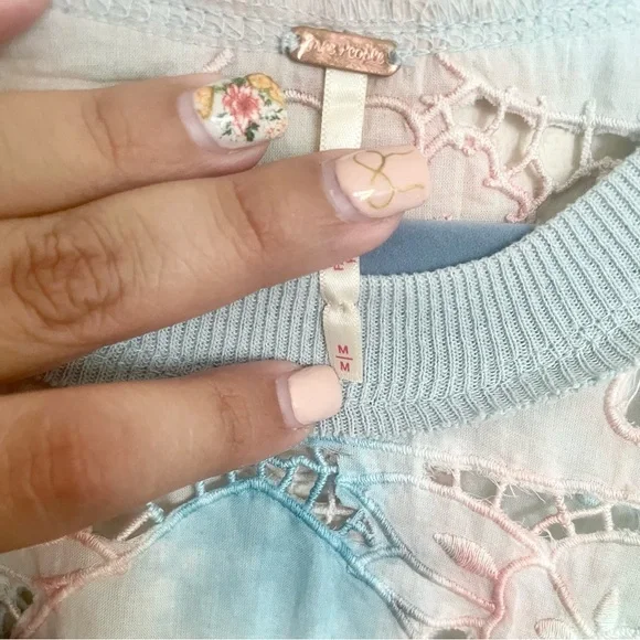 Free People Sunrise Lace Top - Picture 10 of 11